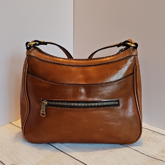 Patricia Nash Braydon Hobo Brown Leather Bag - Picture 3 of 16